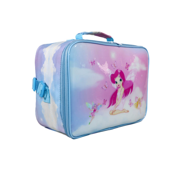 Fairy Princess Lunch Bag & Pencil Case Set for Kids, 7 Liter