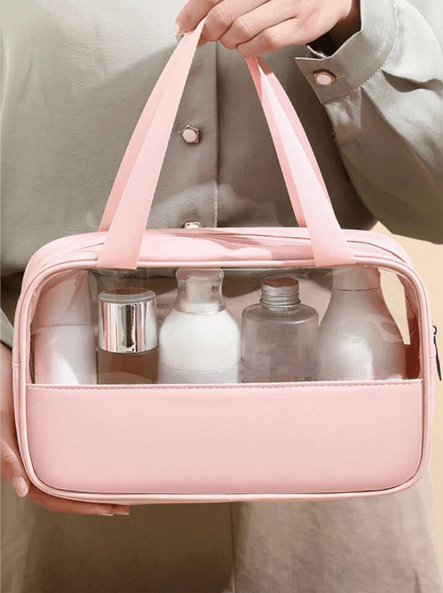 KM Signee Toiletry Bag Pink Travel/Makeup/Storage bags: Full set of three sizes